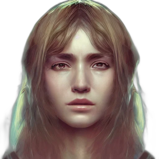face, hair, mask, robot transparent PNG cut-out