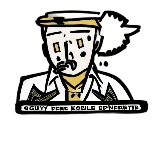 crown, staff, cartoon, cyberpunk transparent PNG cut-out