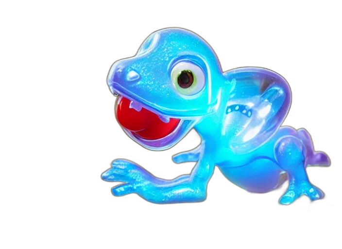 dragon, creature, animal, staff transparent PNG cut-out