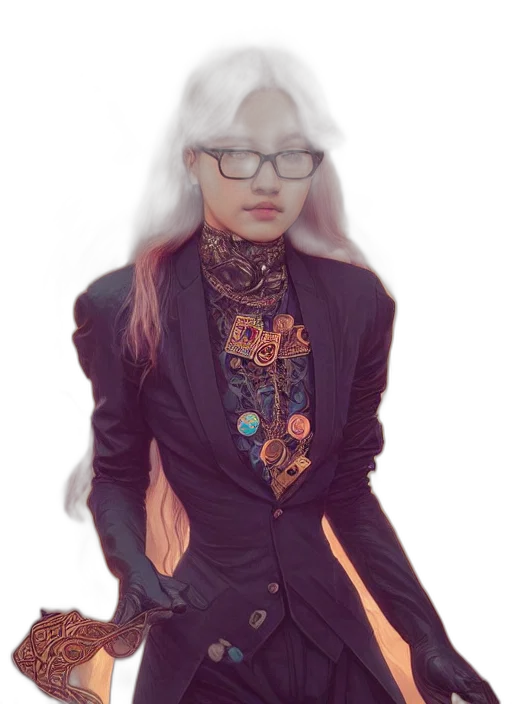 jacket, dress, cartoon, photorealistic transparent PNG cut-out