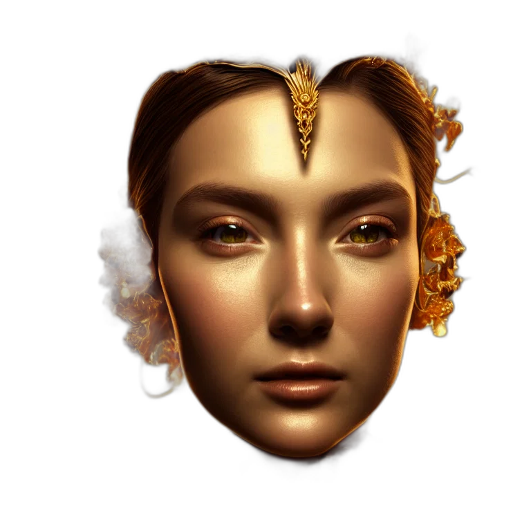 crown, face, jewelry, mask transparent PNG cut-out