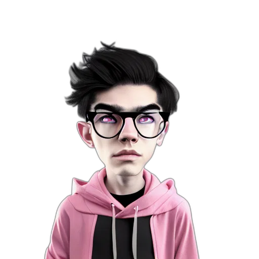 jacket, face, staff, creature transparent PNG cut-out