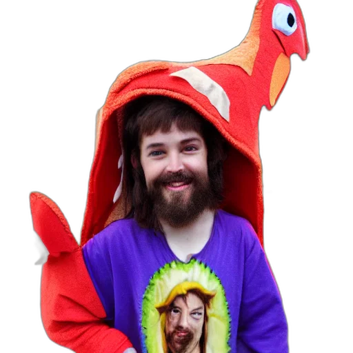 creature, animal, dragon, hat transparent PNG cut-out