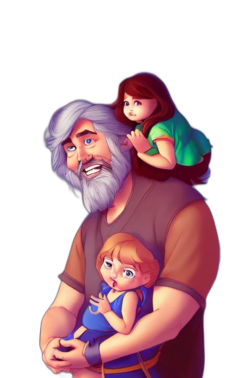 concept art, fantasy art, pixel art, cartoon transparent PNG cut-out