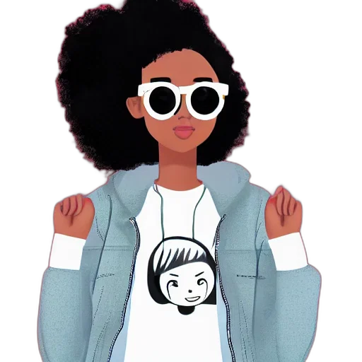 jacket, cartoon, anime, concept art transparent PNG cut-out