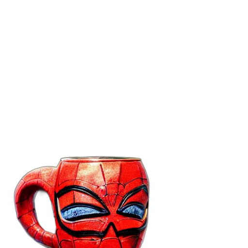 mask, face, comic book art, 3d render transparent PNG cut-out