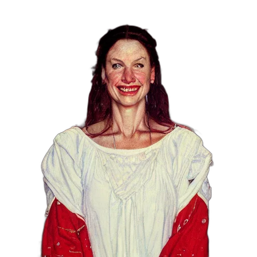 dress, face, mask, staff transparent PNG cut-out