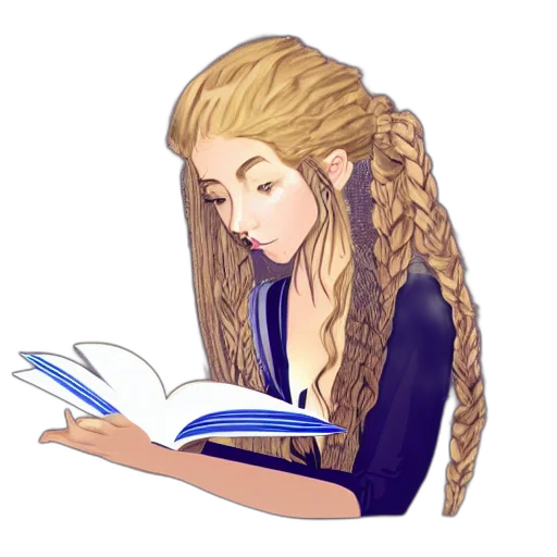 hair, staff, fantasy art, pixel art transparent PNG cut-out