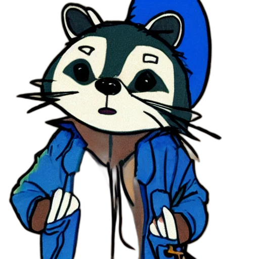 jacket, cartoon, concept art, comic book art transparent PNG cut-out