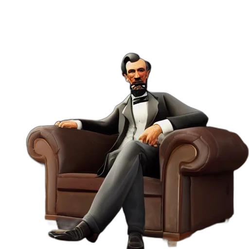 furniture, staff, 3d render, concept art transparent PNG cut-out
