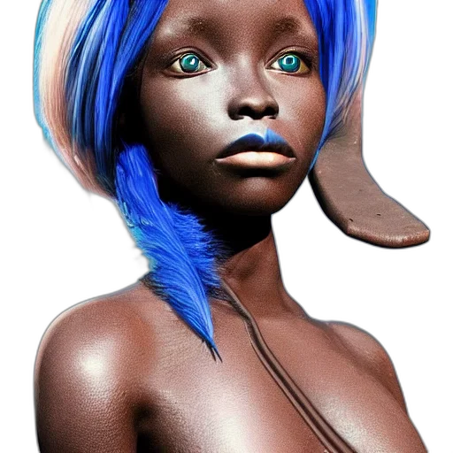 hair, jewelry, mask, face transparent PNG cut-out