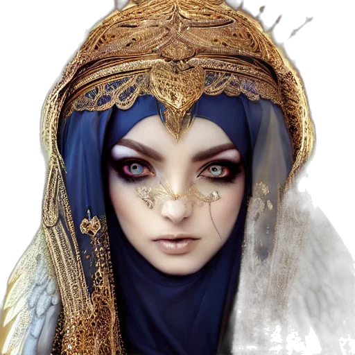 face, crown, mask, jewelry transparent PNG cut-out