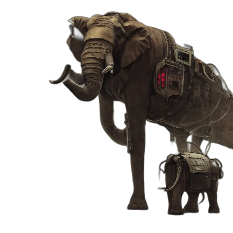 animal, concept art, 3d render, fantasy art transparent PNG cut-out