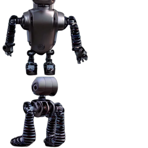 robot, 3d render, concept art, boy transparent PNG cut-out