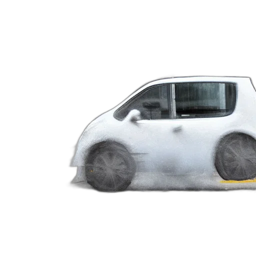 car, robot, concept art, photorealistic transparent PNG cut-out