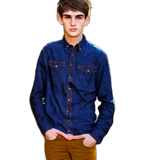 jacket, photorealistic, 3d render, cartoon transparent PNG cut-out