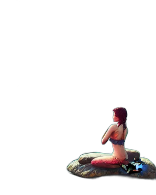robot, creature, weapon, staff transparent PNG cut-out