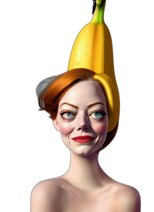 hat, crown, staff, face transparent PNG cut-out