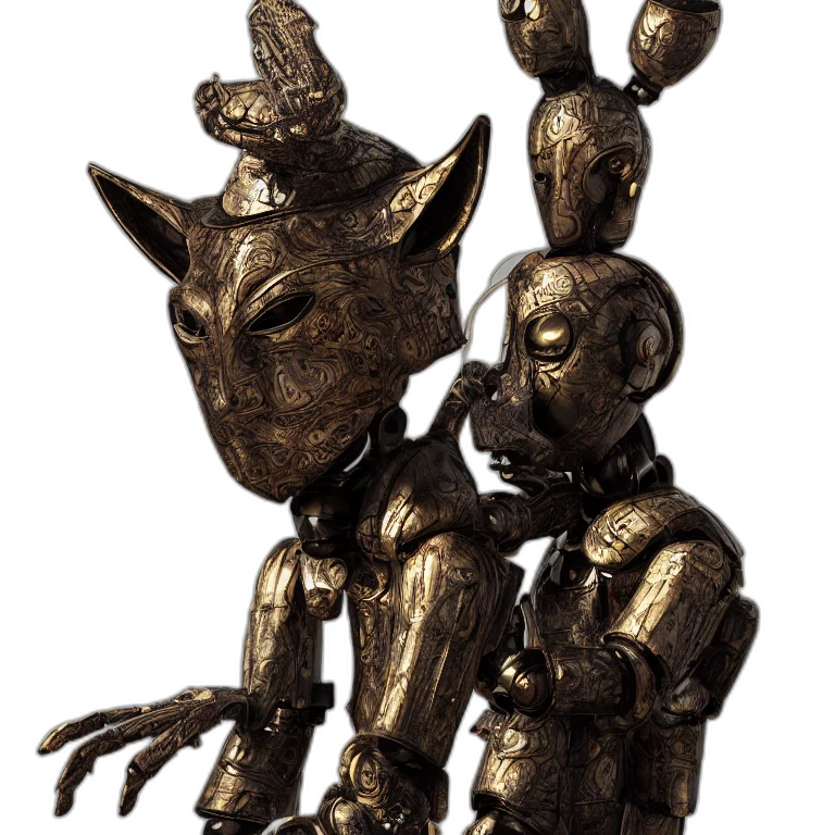mask, robot, jewelry, crown transparent PNG cut-out