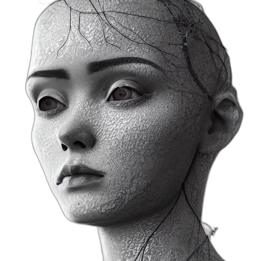 robot, face, mask, creature transparent PNG cut-out