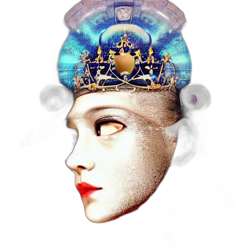 crown, mask, face, jewelry transparent PNG cut-out
