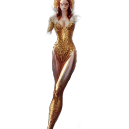 dress, concept art, fantasy art, comic book art transparent PNG cut-out