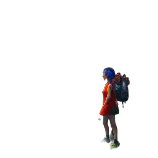 dress, staff, jacket, hat transparent PNG cut-out