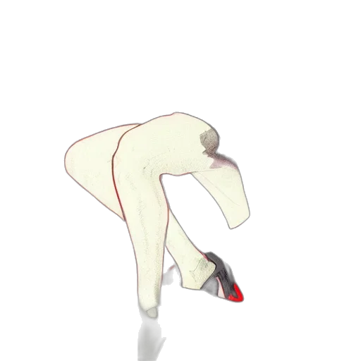 shoes, staff, creature, mask transparent PNG cut-out