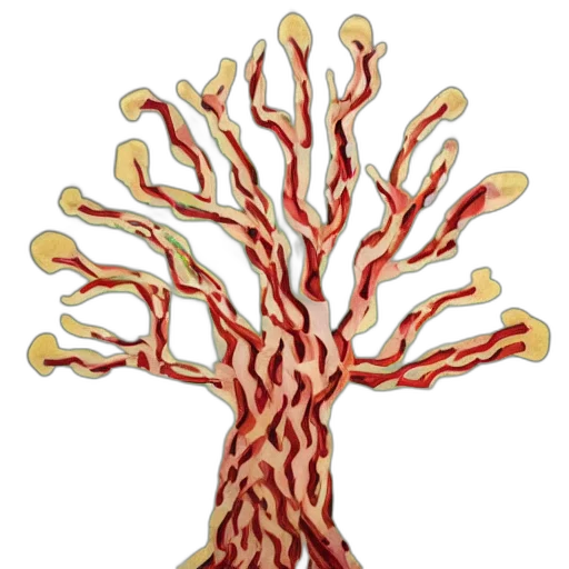 tree, crown, hair, staff transparent PNG cut-out
