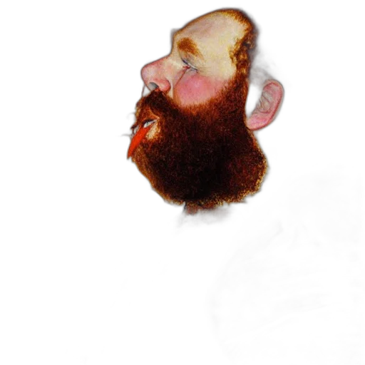 face, staff, hair, creature transparent PNG cut-out