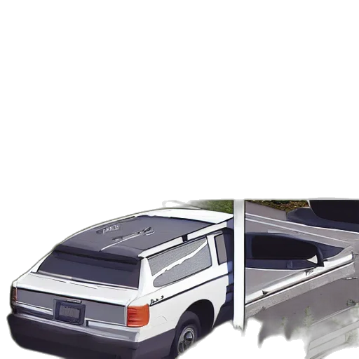 car, weapon, concept art, 3d render transparent PNG cut-out