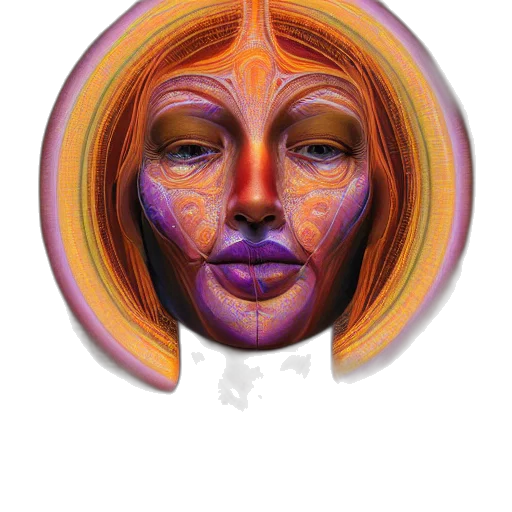 mask, face, jewelry, hair transparent PNG cut-out