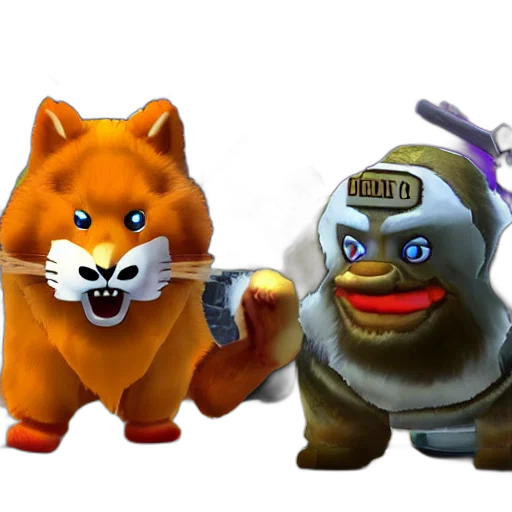 concept art, 3d render, fantasy art, fur transparent PNG cut-out