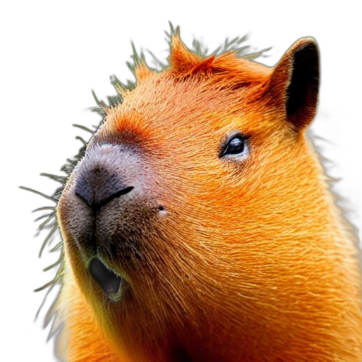 animal, creature, hair, face transparent PNG cut-out
