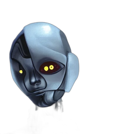 robot, mask, face, creature transparent PNG cut-out