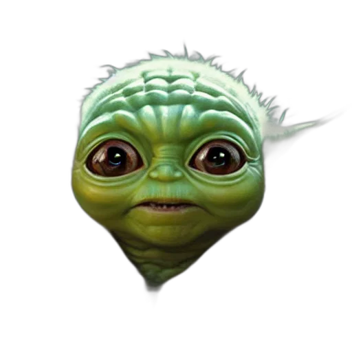 creature, face, mask, staff transparent PNG cut-out