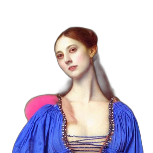 dress, jewelry, crown, face transparent PNG cut-out