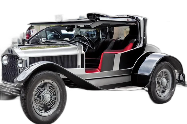 car, delorean transparent PNG cut-out