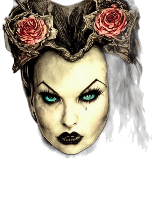 crown, mask, face, jewelry transparent PNG cut-out