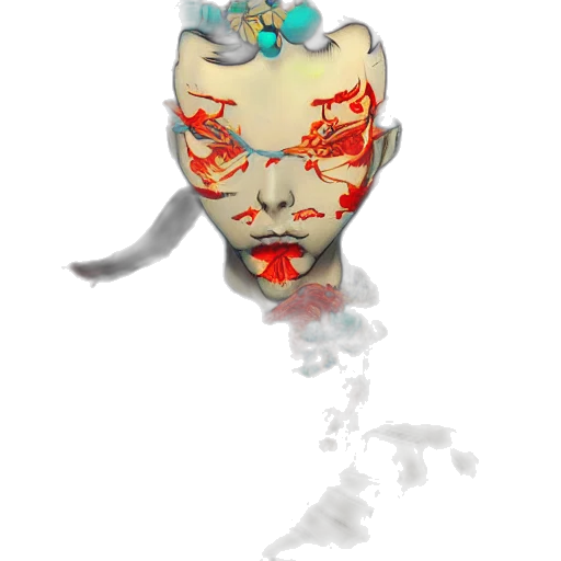 mask, face, crown, jewelry transparent PNG cut-out