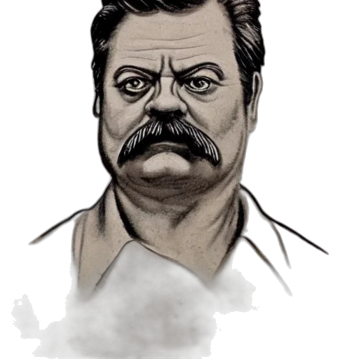 staff, face, animal, photorealistic transparent PNG cut-out