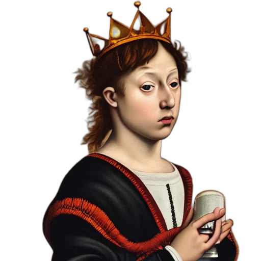 crown, jewelry, face, photorealistic transparent PNG cut-out