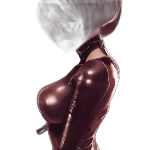 dress, robot, jacket, face transparent PNG cut-out