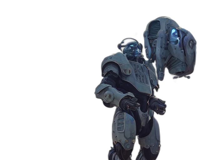 robot, weapon, creature, concept art transparent PNG cut-out