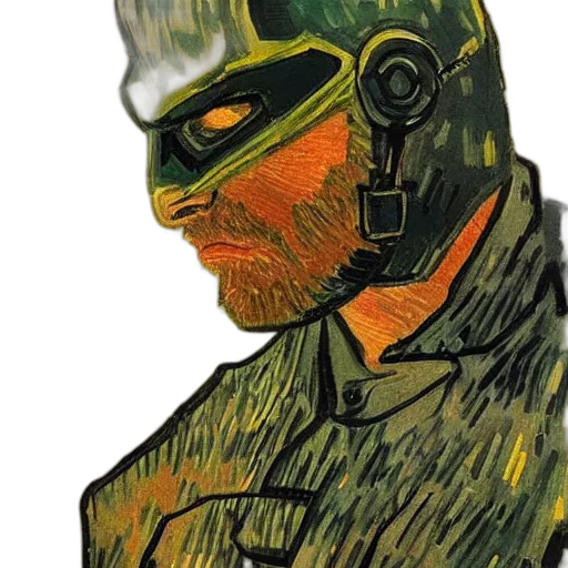 mask, face, comic book art, concept art transparent PNG cut-out