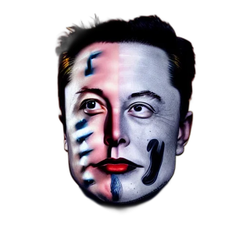 face, mask, robot, creature transparent PNG cut-out