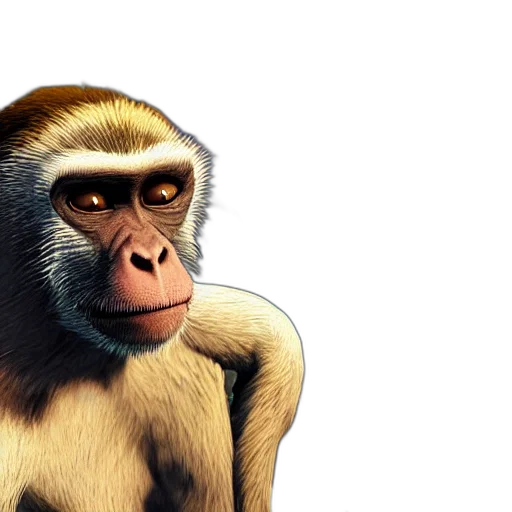 animal, photorealistic, concept art, 3d render transparent PNG cut-out