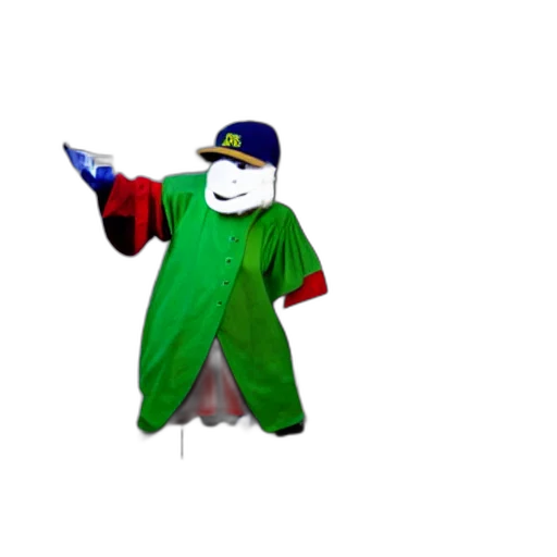 staff, hat, jacket, weapon transparent PNG cut-out