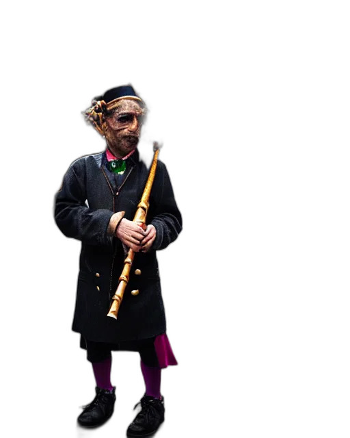 staff, umbrella, jacket, sword transparent PNG cut-out