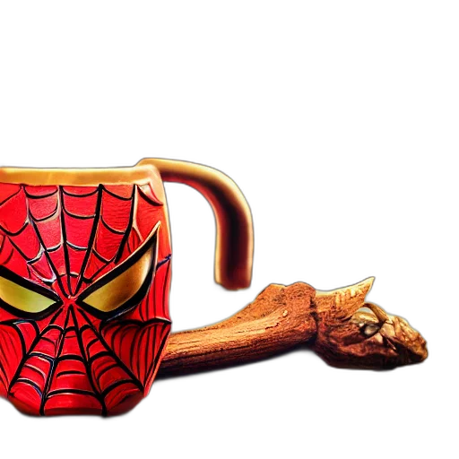 mask, weapon, dragon, 3d render transparent PNG cut-out